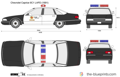 Chevrolet Caprice 9C1 LAPD Police