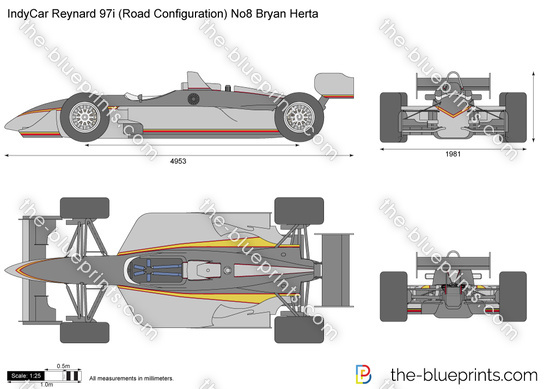 IndyCar Reynard 97i (Road Configuration) No8 Bryan Herta