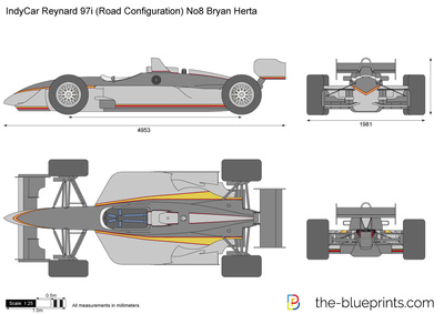 IndyCar Reynard 97i (Road Configuration) No8 Bryan Herta (1997)
