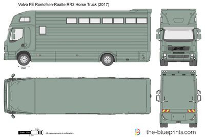 Volvo FE Roelofsen-Raalte RR2 Horse Truck