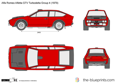 Alfa Romeo Alfetta GTV Turbodelta Group 4 (1979)