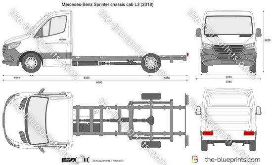 Mercedes-Benz Sprinter chassis cab L3