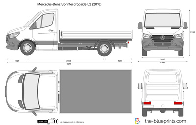 Mercedes-Benz Sprinter dropside L2