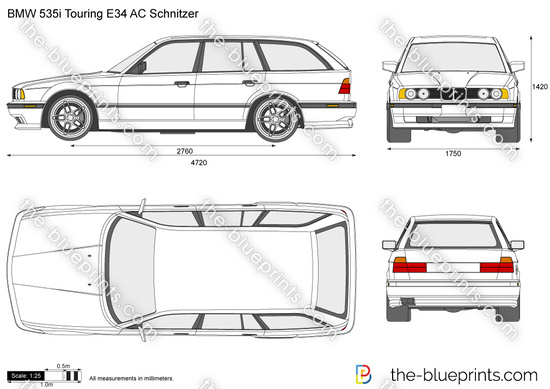 BMW 535i Touring E34 AC Schnitzer