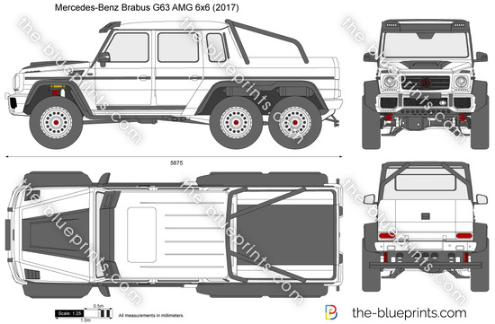 Mercedes-Benz Brabus G63 AMG 6x6