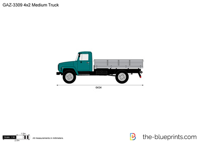 GAZ-3309 4x2 Medium Truck