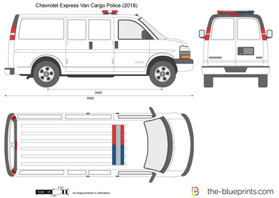 Chevrolet Express Van Cargo Police