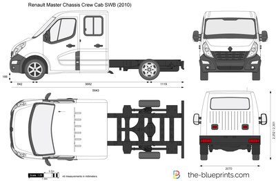 Renault Master Chassis Crew Cab SWB (2010)