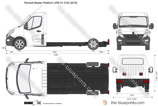 Renault Master Platform LWB H1 E30