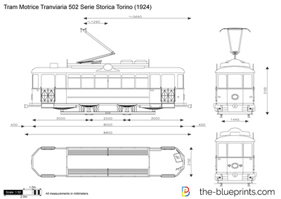 Tram Motrice Tranviaria 502 Serie Storica Torino (1924)