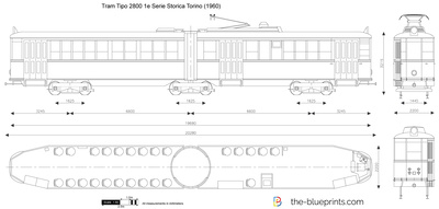 Tram Tipo 2800 1e Serie Storica Torino (1960)