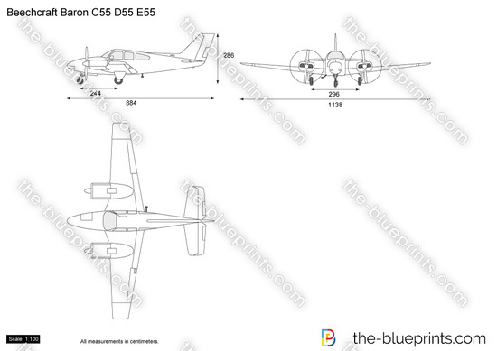 Beechcraft Baron C55 D55 E55