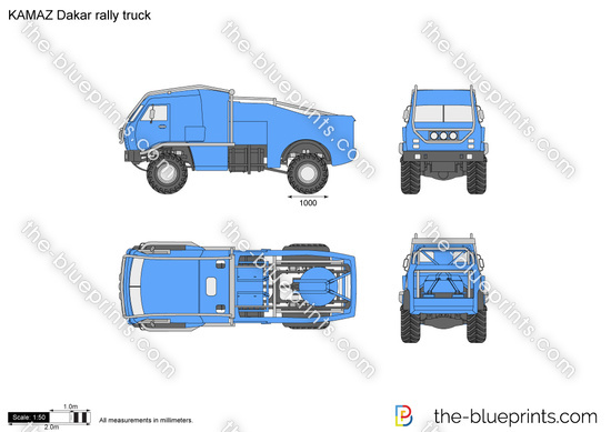 KAMAZ Dakar rally truck