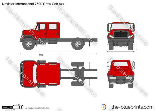 Navistar International 7500 Crew Cab 4x4