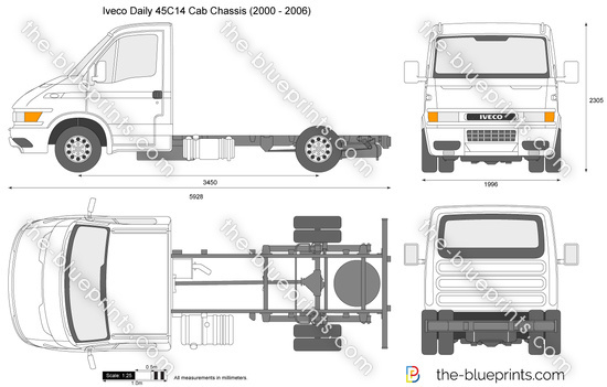 Iveco Daily 45C14 Cab Chassis (2000 - 2006)