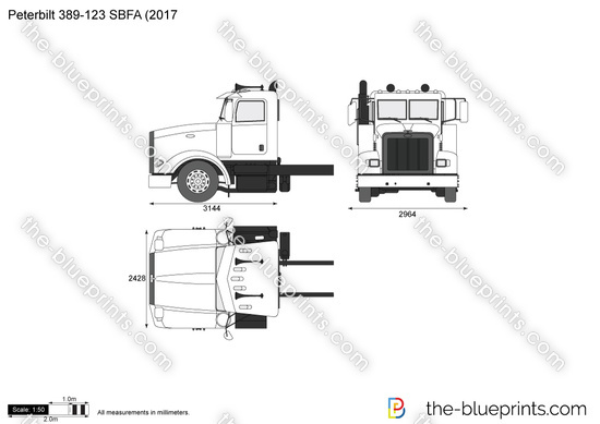 Peterbilt 389-123 SBFA (2017
