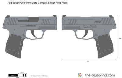 Sig Sauer P365 9mm Micro Compact Striker-Fired Pistol