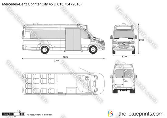 Mercedes-Benz Sprinter City 45 D.613.734