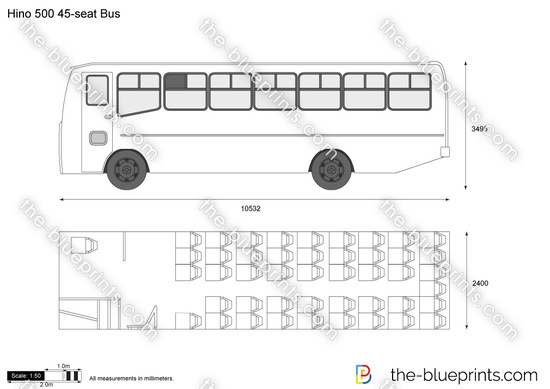 Hino 500 45-seat Bus