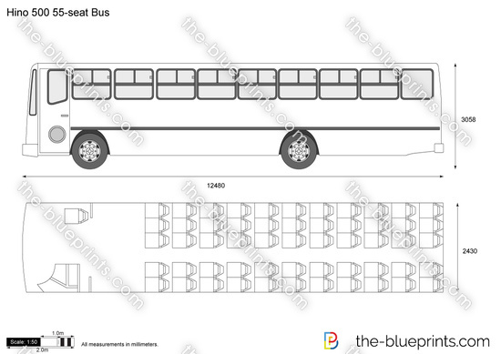 Hino 500 55-seat Bus