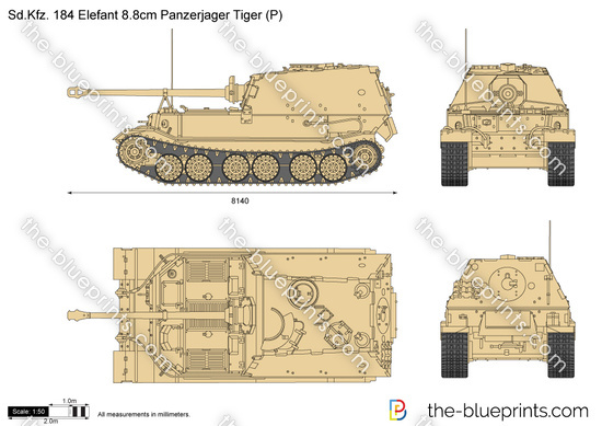 Sd.Kfz. 184 Elefant 8.8cm Panzerjager Tiger (P)