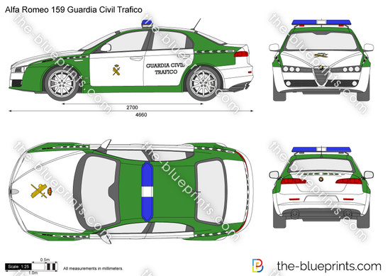 Alfa Romeo 159 Guardia Civil Trafico