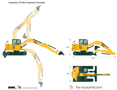 Caterpillar 310 Mini Hydraulic Excavator