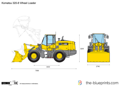 Komatsu 320-8 Wheel Loader
