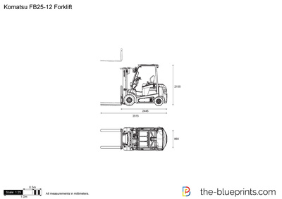Komatsu FB25-12 Forklift