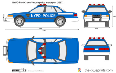 NYPD Ford Crown Victoria police interceptor (1997)