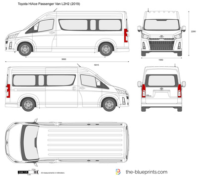 Toyota HiAce Passenger Van L2H2