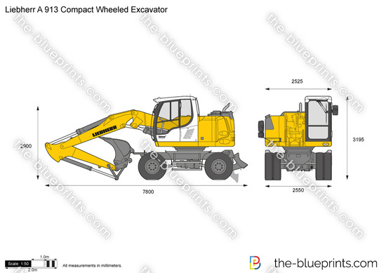 Liebherr A 913 Compact Wheeled Excavator