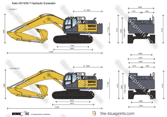 Kato HD1430-7 Hydraulic Excavator