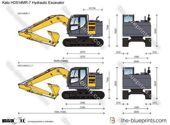 Kato HD514MR-7 Hydraulic Excavator