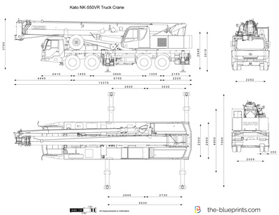Kato NK-550VR Truck Crane