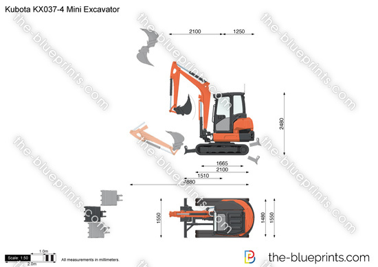 Kubota KX037-4 Mini Excavator