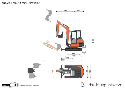 Kubota KX037-4 Mini Excavator