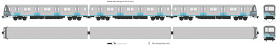 Moscow metro train type 81-760-761