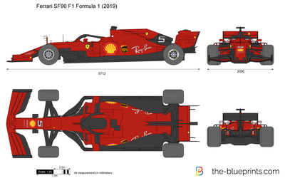 Ferrari SF90 F1 Formula 1 (2019)