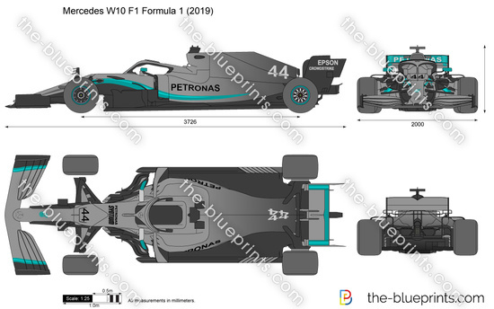 Mercedes W10 F1 Formula 1