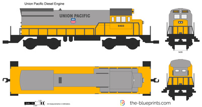 Union Pacific Diesel Engine