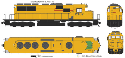 Union Pacific GP38-2L Phase 1C