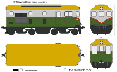 [SRT] Davenport Diesel Electric Locomotive