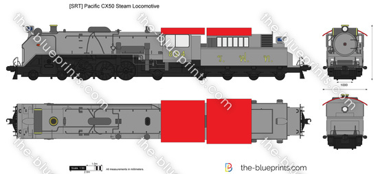 [SRT] Pacific CX50 Steam Locomotive