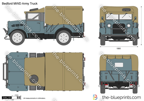 Bedford MWD Army Truck