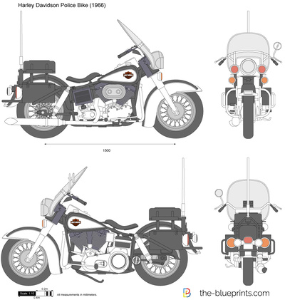 Harley Davidson Police Bike (1966)