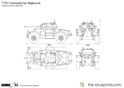 T17E1 Armoured Car Staghound