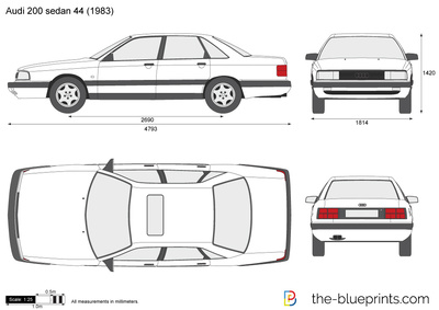 Audi 200 sedan 44 (1983)