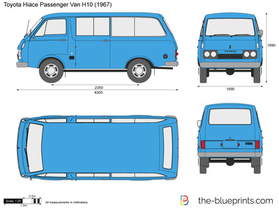 Toyota Hiace Passenger Van H10 (1967)