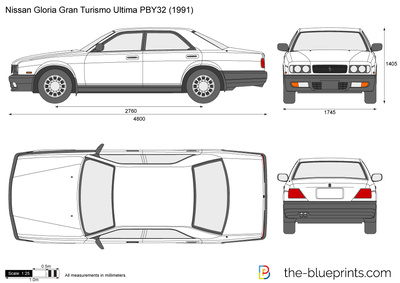 Nissan Gloria Gran Turismo Ultima PBY32 (1991)